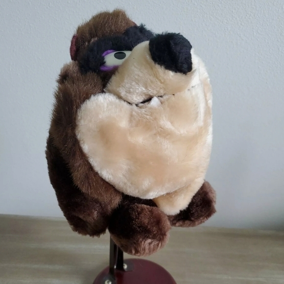 Vintage 1993 Warner Bros Tasmanian Devil Plush Toy - Picture 3 of 7